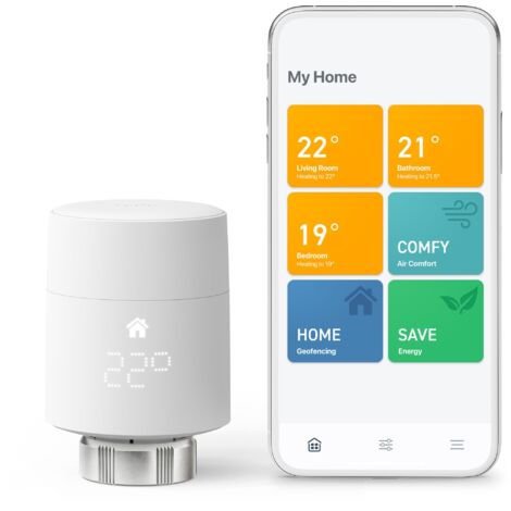 TADO Tete Thermostatique connectée Kit de démarrage V3+
