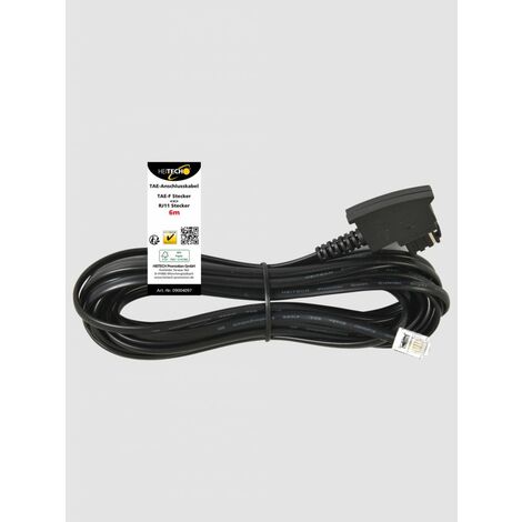 TAE-F-Stecker  RJ45 Stecker A-4 B-5 (6m)