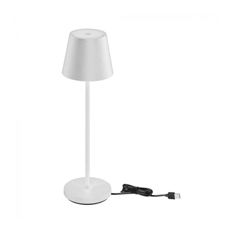 V-tac - Lampes de table - Lampes de recharge sans fil - IP54 - Blanc - 1,5 Watts - 150 Lumens - 3000K