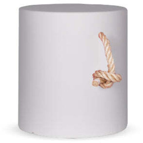 TAFY Sgabello rotondo, alto 38 cm, resistente, per uso interno ed esterno. Realizzato in polietilene