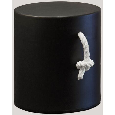 TAFY Sgabello rotondo, alto 38 cm, resistente, per uso interno ed esterno. Realizzato in polietilene