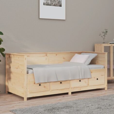 Tagbett 90x190 cm aus massivem Kiefernholz