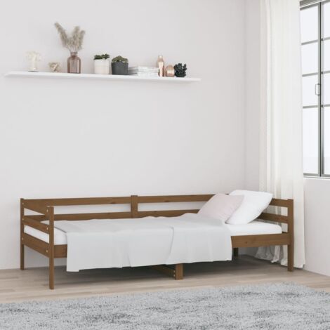 Tagesbett Honigbraun 90x190 cm Massivholz Kiefer vidaXL
