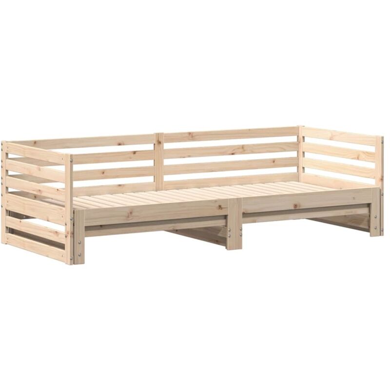 Tagesbett Mit Ausziehbett Ohne Matratze 80x200 Cm Vidaxl