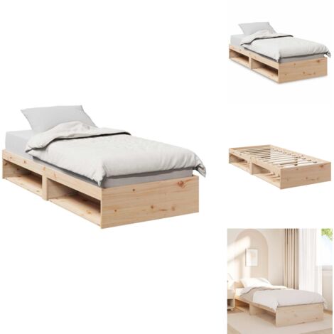 Tagesbett ohne Matratze 90x190 cm Massivholz Kiefer - Tagesbett - Tagesbetten - Sofabett - Gästebett