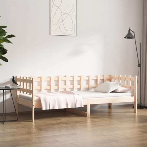 Tagesbett ohne Matratze 90x190 cm Massivholz Kiefer vidaXL
