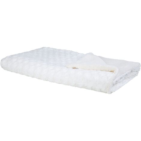 Tagesdecke KANDILLI 200 x 220 cm Cremeweiß
