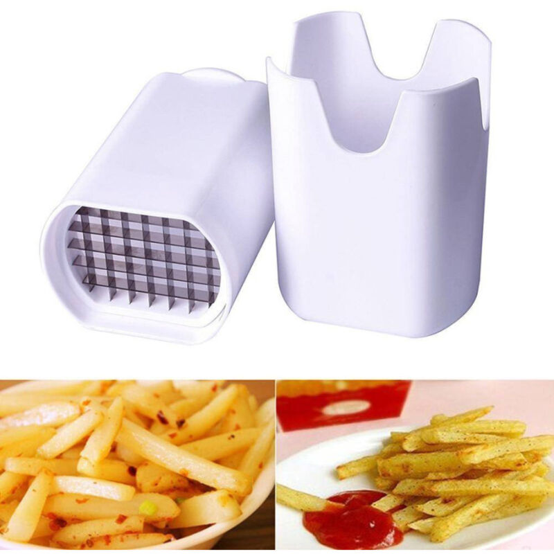 Image of Trade Shop Traesio - Taglia Affetta Patate a Bastoncino Frizzy Lame Acciaio Cucina Patatine Fritte -