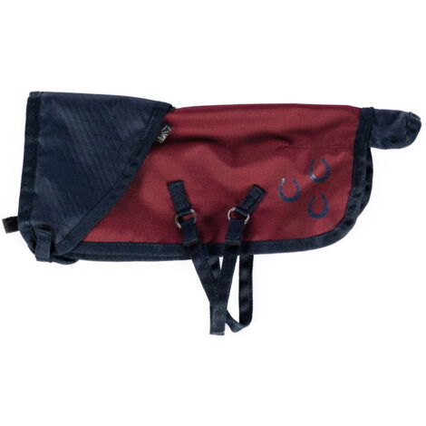 Taglia unica, blu scuro e bordeaux: Coperta giocattolo per cavallini peluches Cuddle Pony
