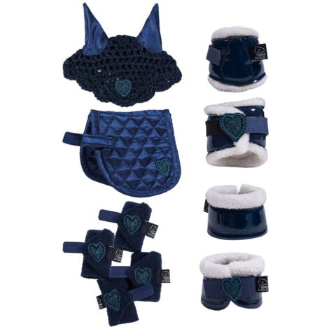 Taglia unica, blu scuro: Set accessori giocattolo per peluches cavallino Cuddle Pony