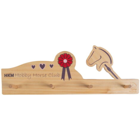 Taglia unica, legno: Appendibriglie da muro per appendere accessori giocattolo linea hobby horse
