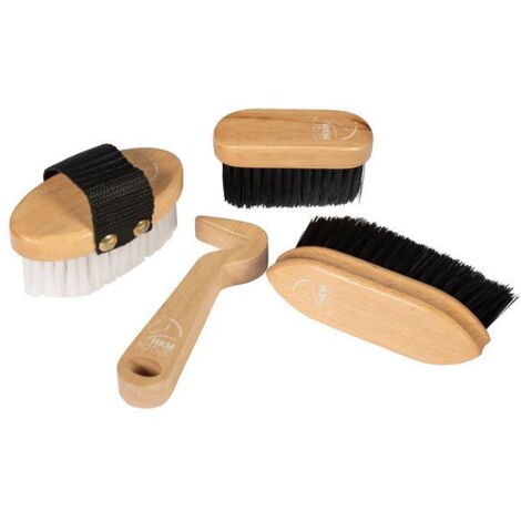Taglia unica, Naturale: Set grooming per cavallino giocattolo Hobby Horsing