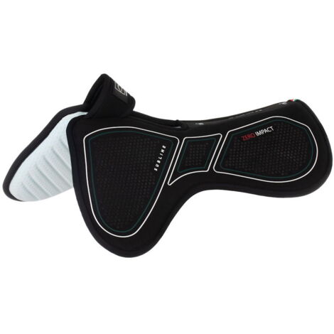 taglia unica, nero: Compensatore garrese libero in memory foam con inserti in silicone