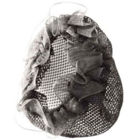 Taglia unica , Nero: Rete per capelli da concorso modello Hairnet