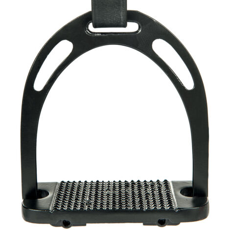 Taglia unica, Noir: Supports d'équitation en aluminium ultralégers et inoxydables