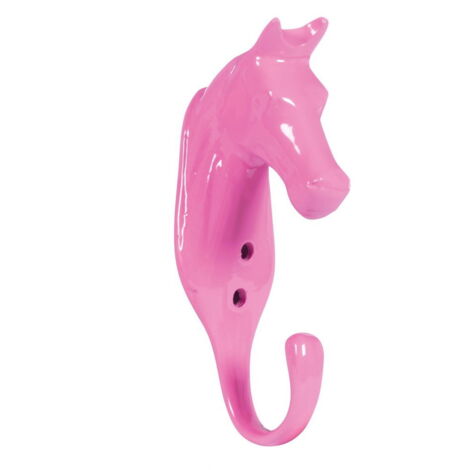 Taglia unica, Rouge 3000: Porte-couverture tête de cheval couleur aluminium