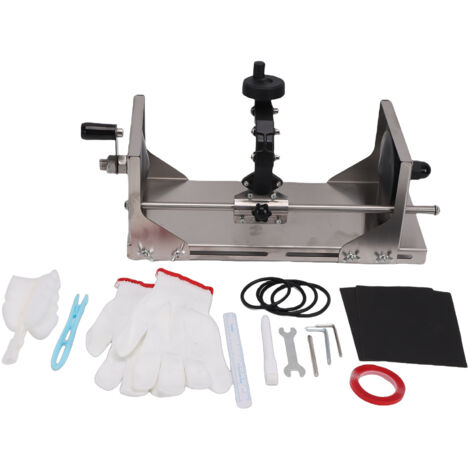 Tagliabottiglie in vetro con volano, macchina per il taglio del vino, kit di attrezzi per bottiglie rotonde e quadrate