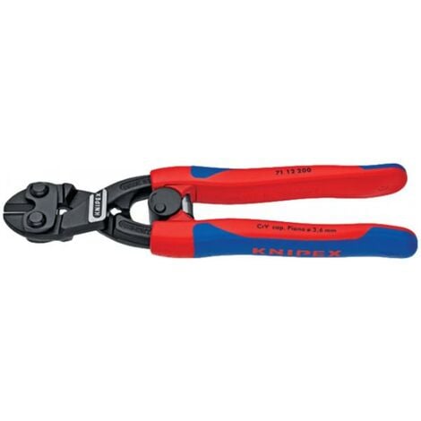 KNIPEX - Tronchese compatto CoBolt con manici rivestiti e molle