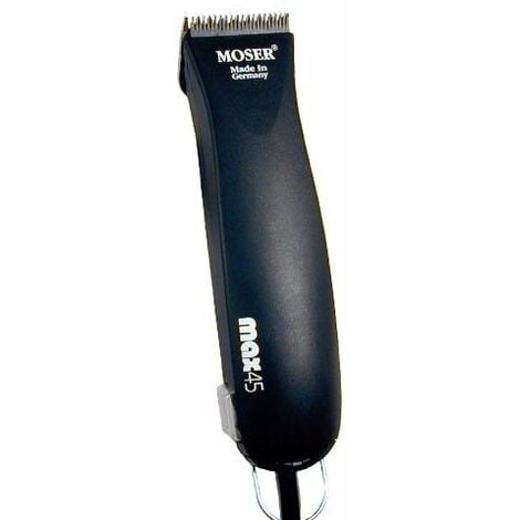 SARTORE Tagliacapelli per cani e gatti Moser Max 45 Professional a due velocità 45W 3.000 giri/min + Regalo raffreddatore spray.