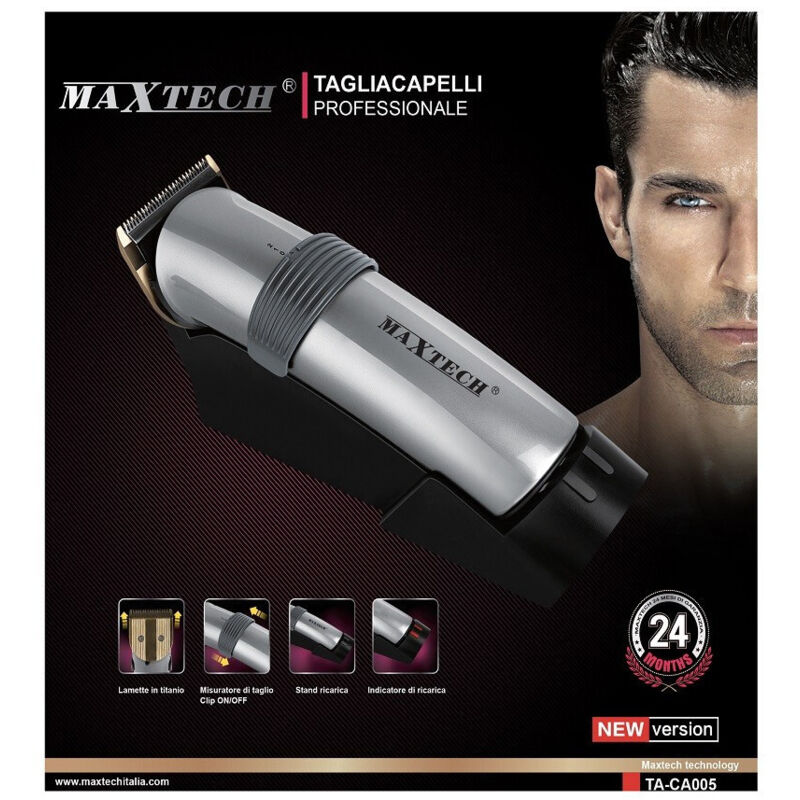 Trade Shop - Tagliacapelli Rasoio With Ricaricabile Batteria Profesional Maxtech Ta-ca005 -