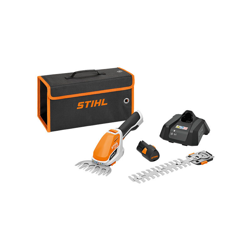 Rifinitore a batteria Stihl HSA26 10.8V lunghezza lama 20 cm Macchina + batteria + caricabatteria