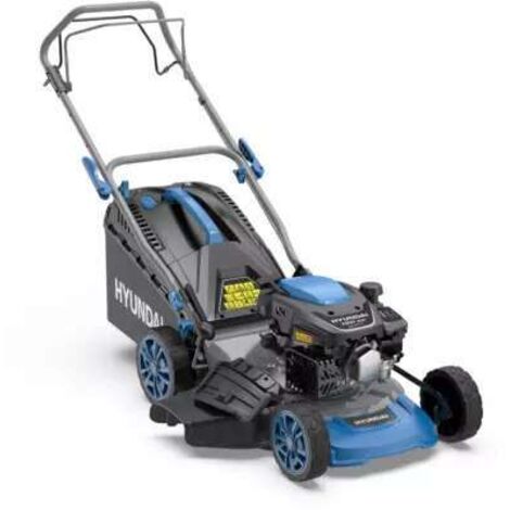 Tagliaerba motore 4 T motorizzato Hyundai 150cc blu e nero 65810 Hyundai Power Products