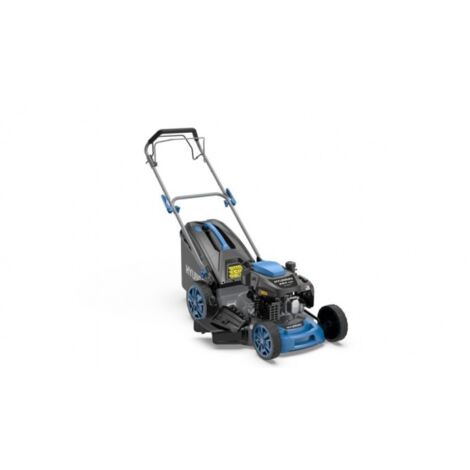 Tagliaerba motore 4 T motorizzato Hyundai 200cc blu e nero Hyundai Power Products 65820