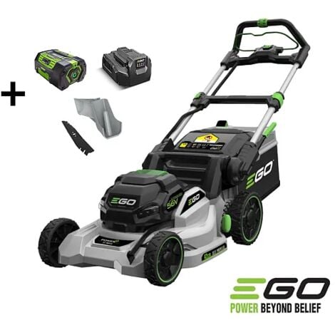 BRUMAR Rasaerba batteria Ego Power Plus LM1702SP Trazionato 56 Volt Taglio cm. 42 Batteria 4.0 e Caricabatteria