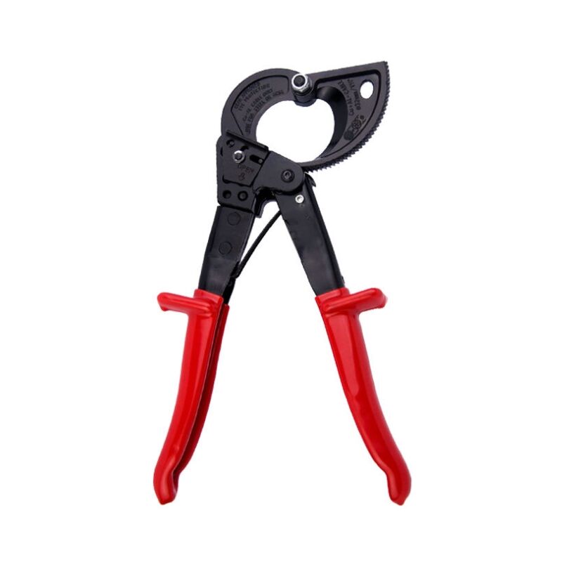 Image of Tagliafili Tagliafili Forbici da taglio per cavi Utensile per tagliare cavi a cricchetto HS-325A 26 cm Rosso