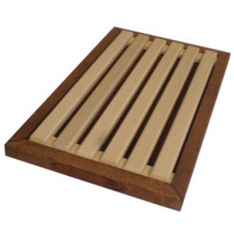 TAGLIAPANE IN LEGNO SCURO GRIGLIA ESTRAIBILE cm. 38x23x2 IDROWEB