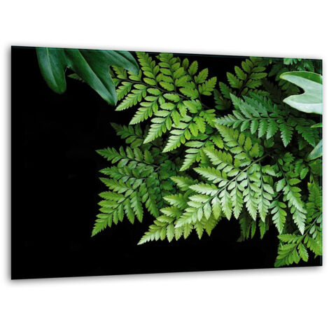 Tagliare in vetro tagliere stand 40x30 foglie