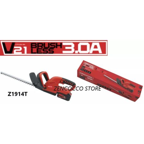 TAGLIASIEPI 2 BATTERIA 21V 3.0Ah LAMA 520mm TAGLIO 14mm VELOCITA 2500RPM - Z1914T