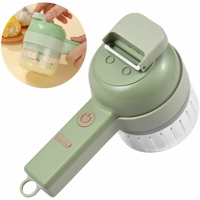 Ayyqh - Tagliaverdure 4 in 1 Set di tritatutto