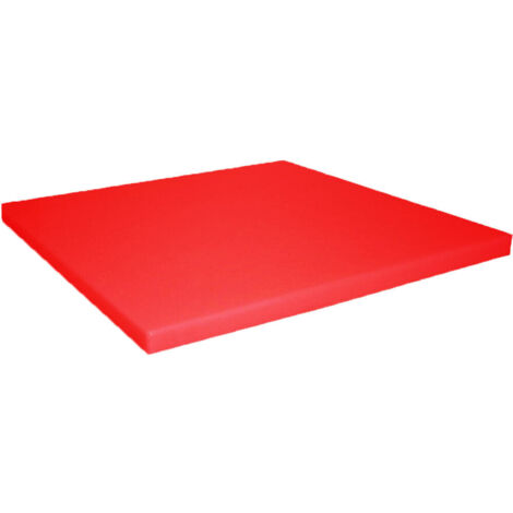 Tagliere Ceppo da banco in polietilene 60x40 batti carne professionale cucina ristorante per alimenti pesce verdura - Colori: RICAMBIO TAGLIERE ROSSO