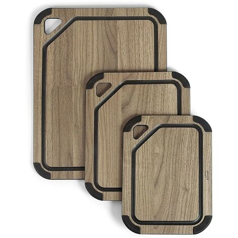 Tagliere con fibra di legno + silicone, Colore Noce, Misure 30x21,5 cm