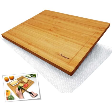 Tagliere da Cucina Legno Tagliere Bamboo Massiccio con scanalatura
