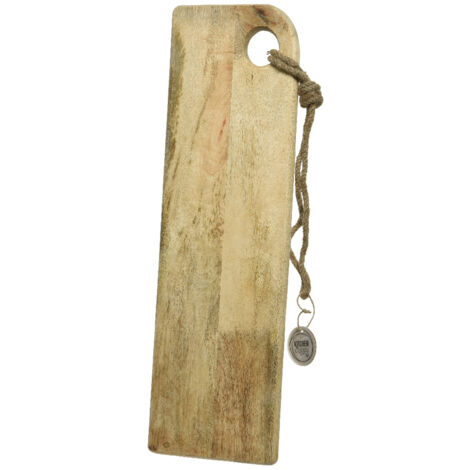 TAGLIERE DECORATIVO IN MANGO 18X58CM CON CORDICELL