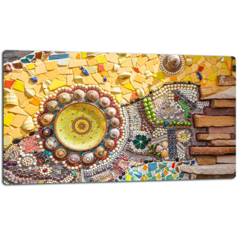 Tagliere della lastra di vetro 52x30 mosaico