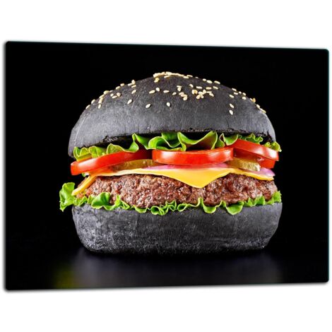 Tagliere della lastra di vetro 52x40 hamburger