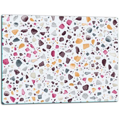Tagliere della lastra di vetro 52x40 mosaico