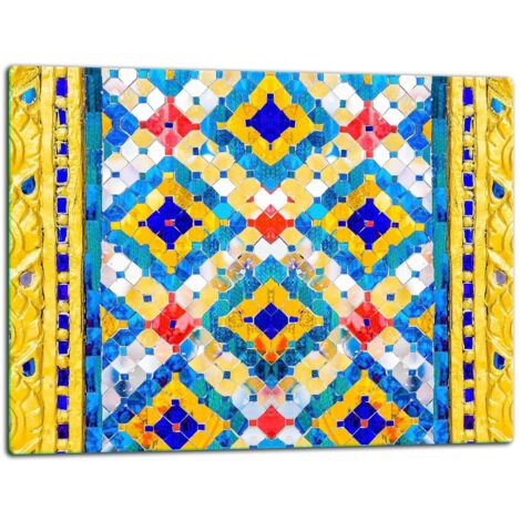 Tagliere della lastra di vetro 52x40 mosaico