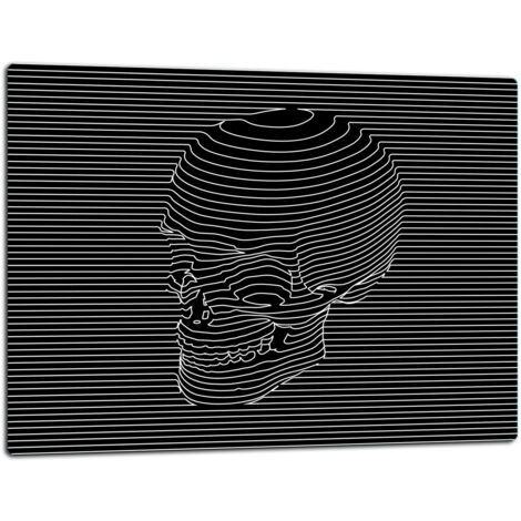 Tagliere della lastra di vetro 52x40 nero