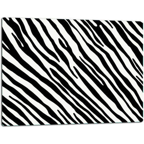 Tagliere della lastra di vetro 52x40 zebra