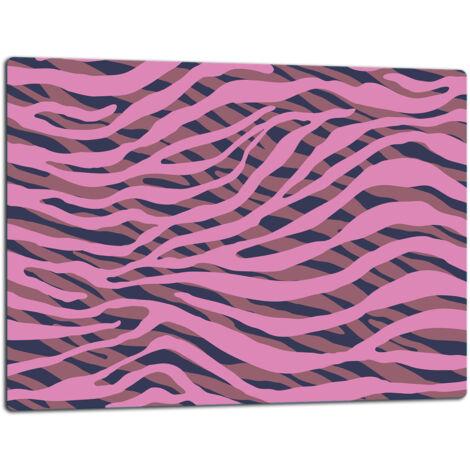 Tagliere della lastra di vetro 52x40 zebra alla moda