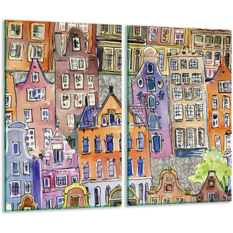 Tagliere di vetro 2x 30x52 immagine