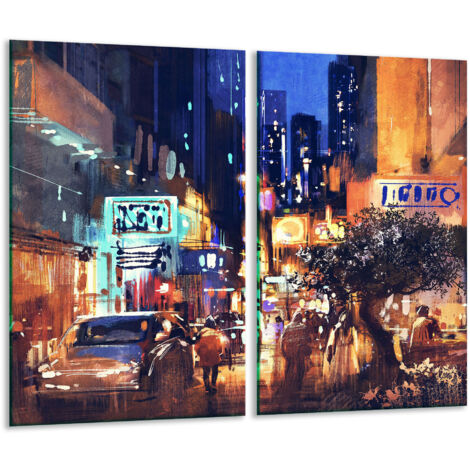 Tagliere di vetro 2x 30x52 immagine