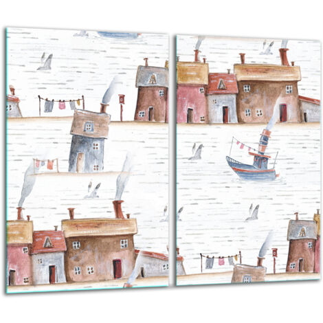 Tagliere di vetro 2x 30x52 immagine