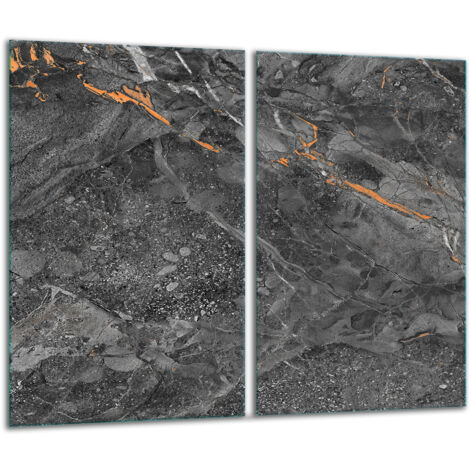 Tagliere di vetro 2x 30x52 marmo