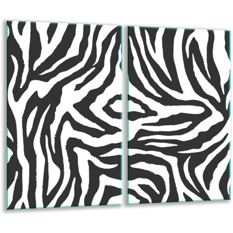 Tagliere di vetro 2x 30x52 pattern
