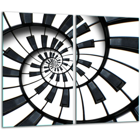 Tagliere di vetro 2x 30x52 pezzo